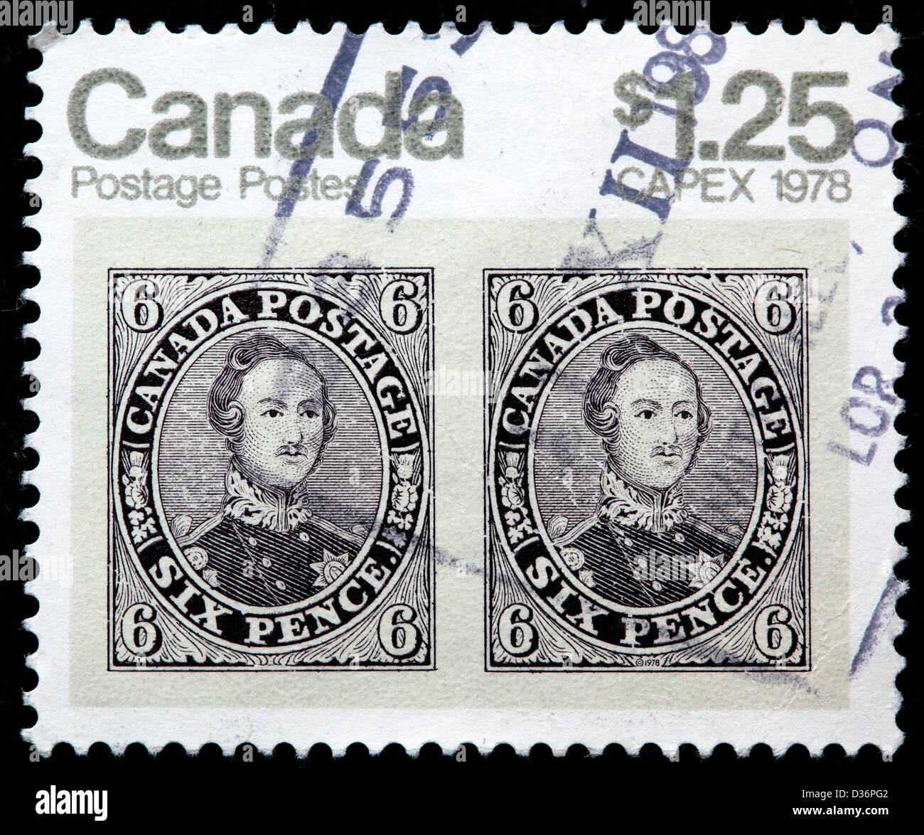 Vintage timbre poste, timbre poste, Canada, 1978 Banque D'Images