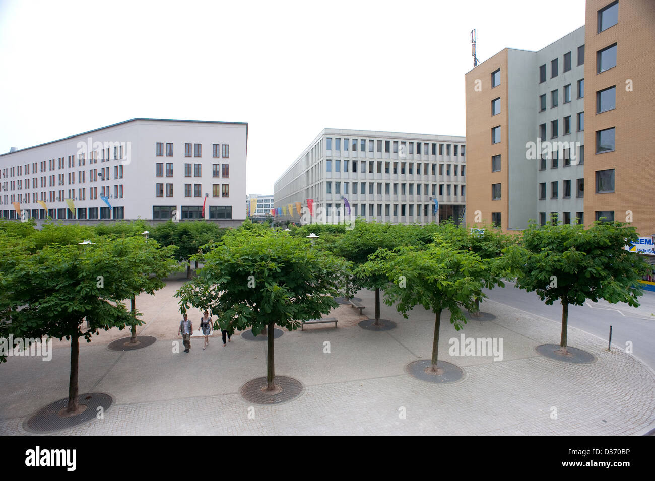 Berlin, Allemagne, Fritz Lang en place Hellersdorf Banque D'Images