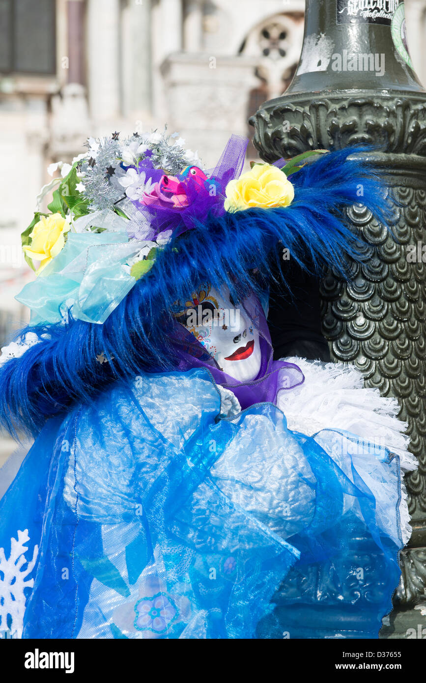Masque de carnaval à Venise Banque D'Images