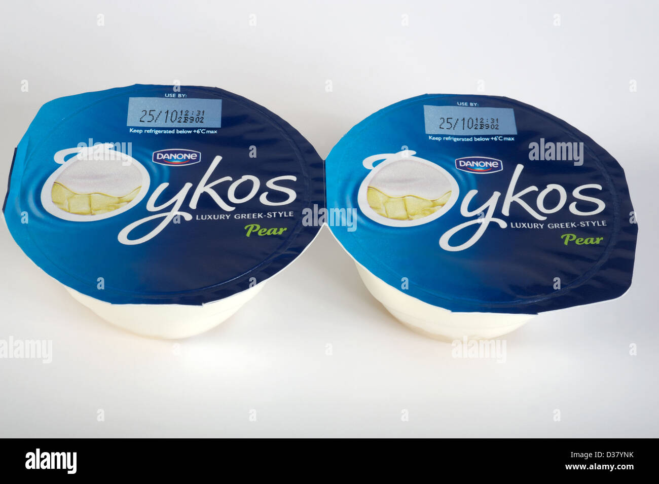 Oykos Danone yaourt à la grecque Photo Stock Alamy