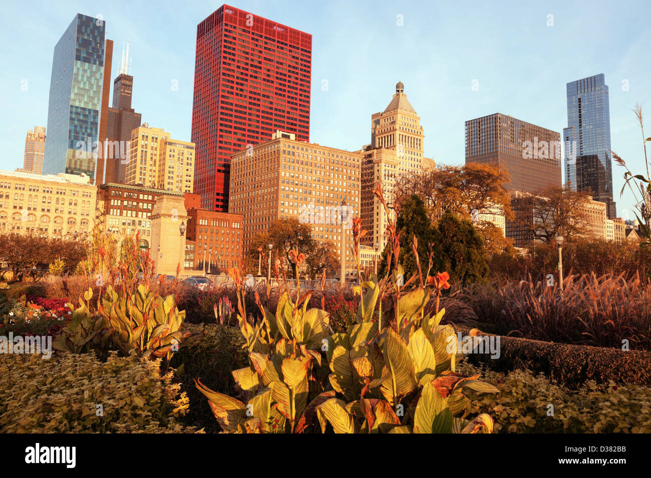 États-unis, Illinois, Chicago, paysage urbain Banque D'Images