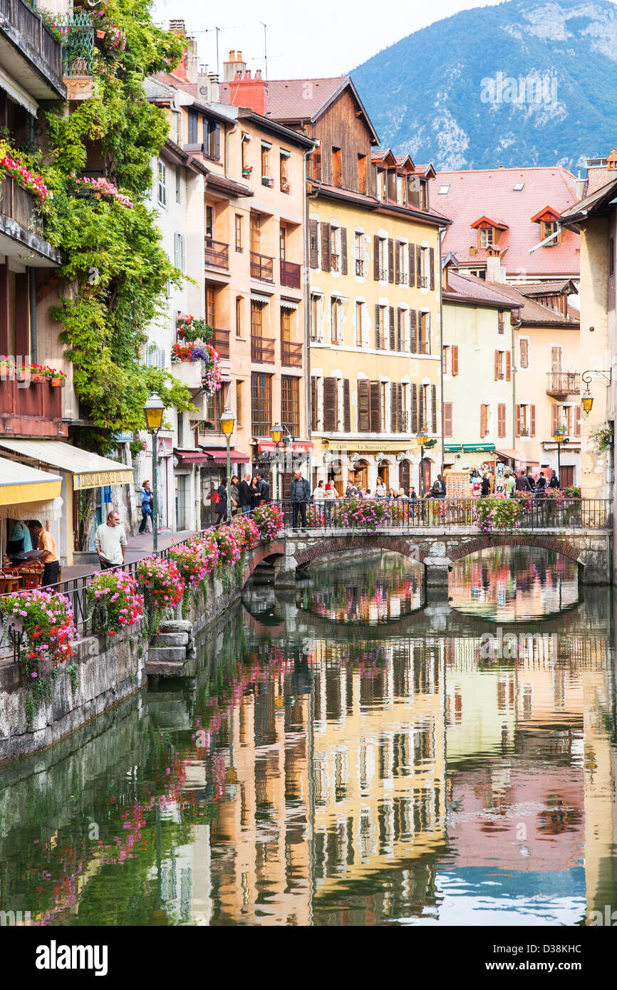 Annecy : Région Rhône-Alpes dans le sud-est de la France. Banque D'Images
