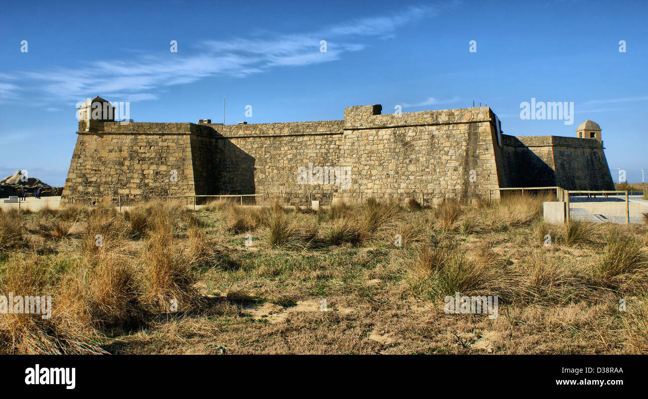 Fort Saint-Jean à Vila do Conde, Portugal Banque D'Images