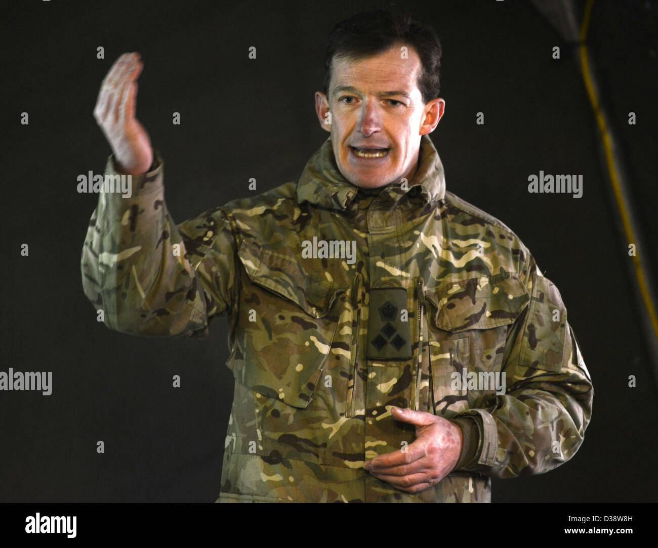 Le Brigadier Rupert Jones, Opération Herrick 18 Groupe de travail de la formation. UK Banque D'Images