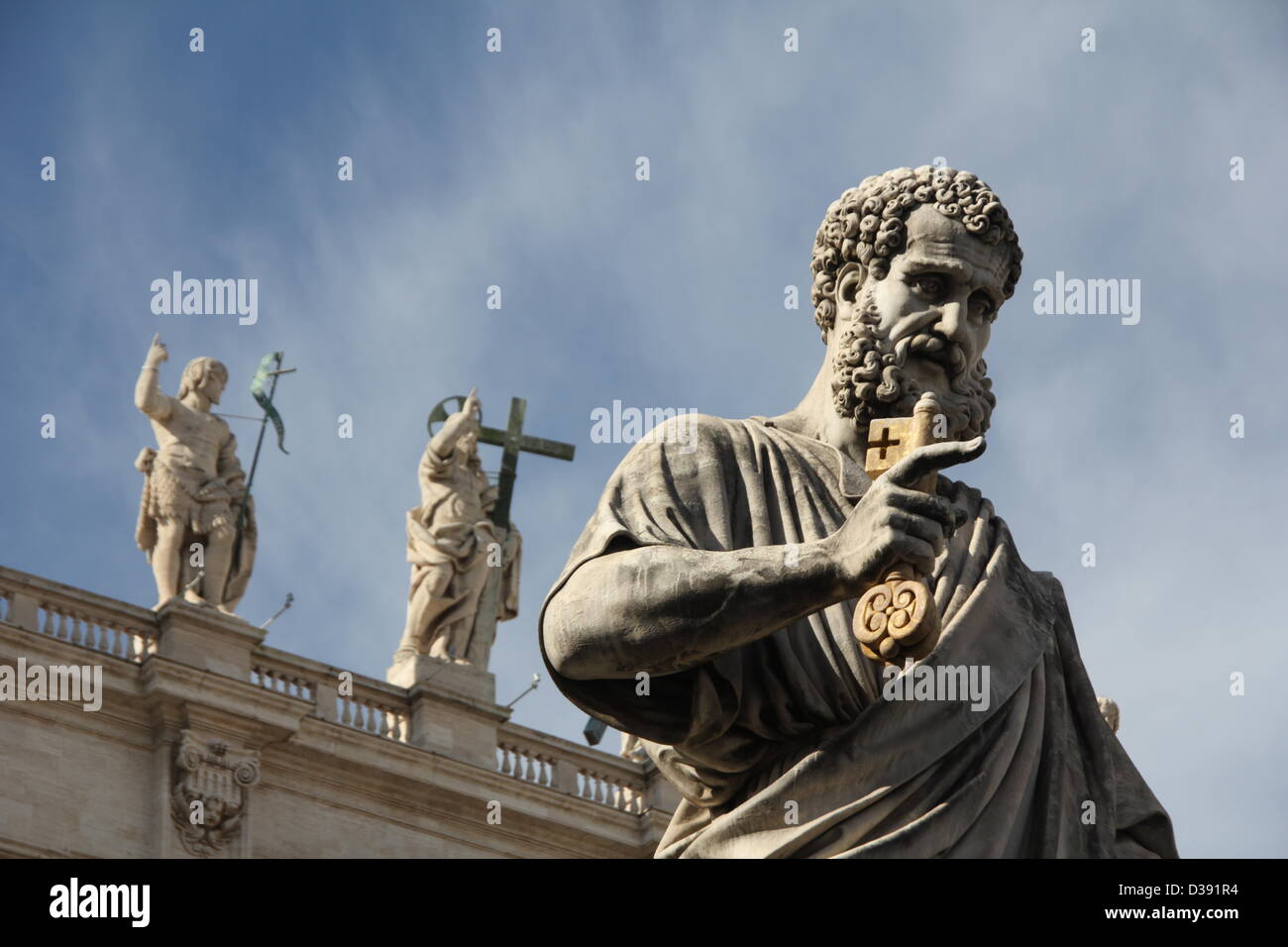 13 févr. 2013 Les médias du monde entier au Vatican, Rome à la suite de la démission annonce par le Pape Benoît XVI Banque D'Images