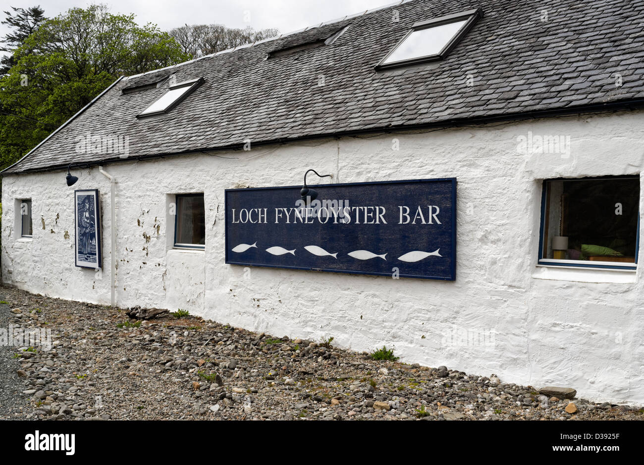 Le Loch Fyne Oyster Bar Banque D'Images