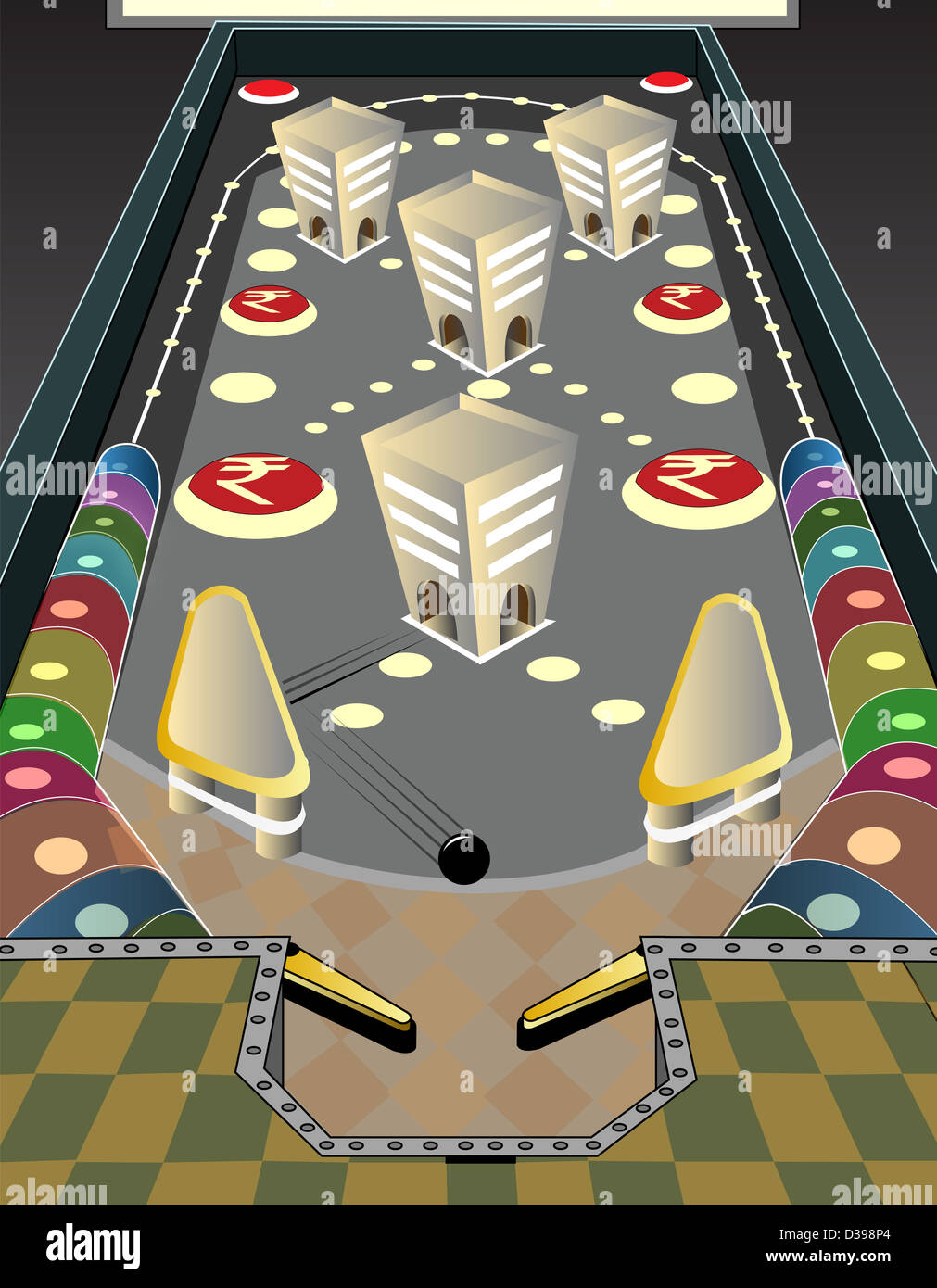 Pinball arcade game Banque de photographies et d'images à haute résolution  - Alamy