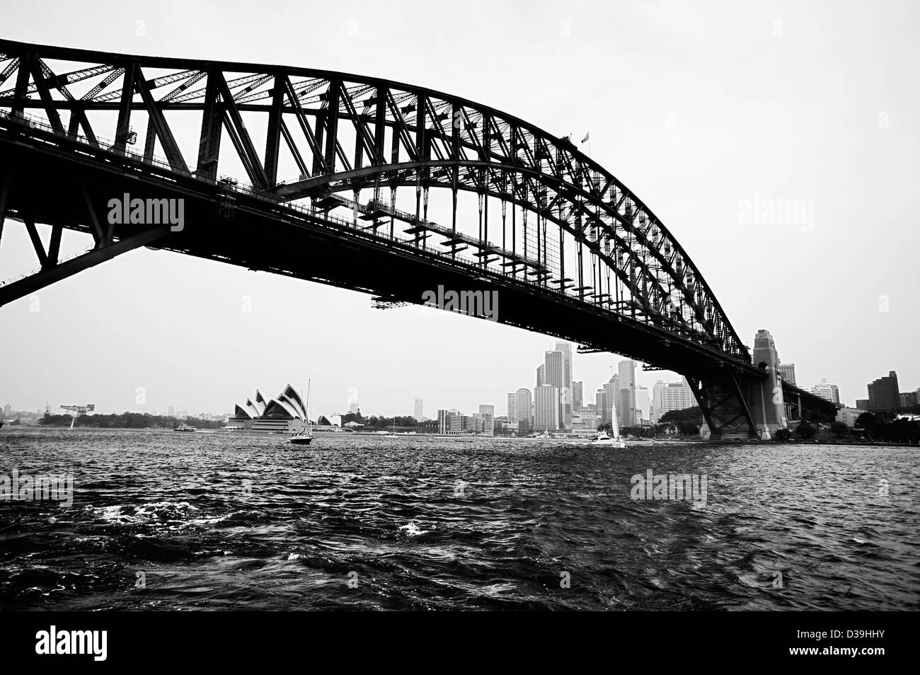 Le Pont du Port de Sydney, Sydney, NSW, Australie Banque D'Images