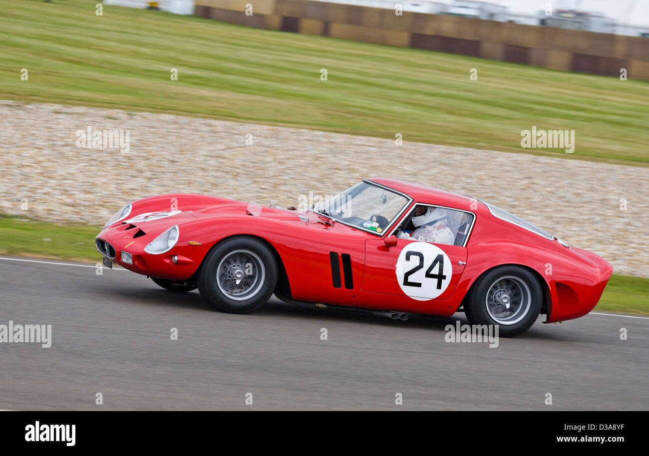 1962 Ferrari 250 GTO, WEC2, numéro d'enregistrement au Goodwood REvival 2012, Sussex, UK Banque D'Images