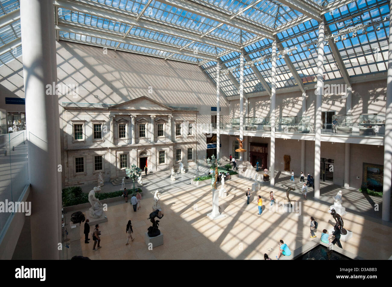 United States, New York, Manhattan, East Side, Metropolitan Museum of Art, Engelhard Court Banque D'Images