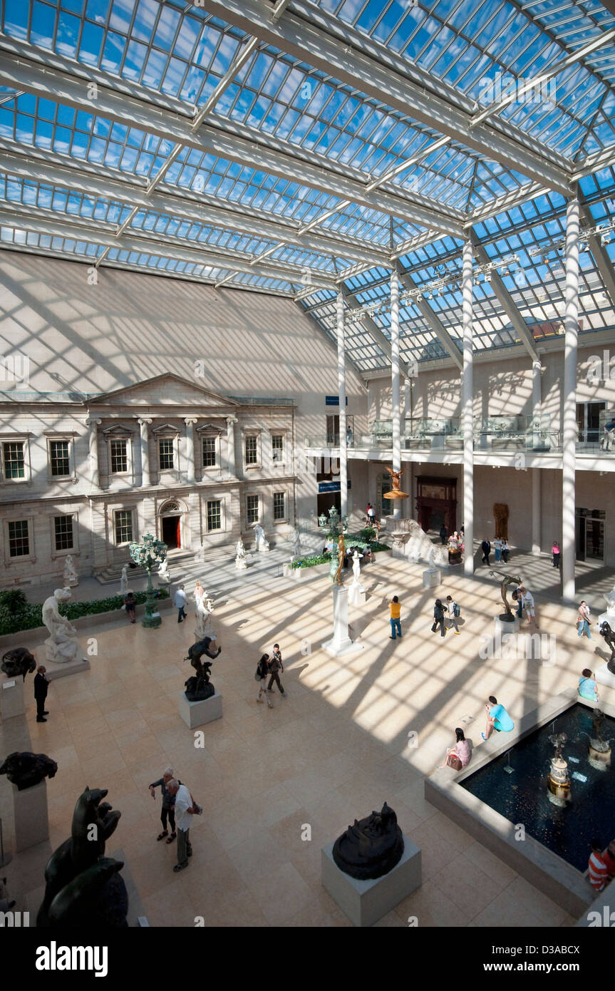 United States, New York, Manhattan, East Side, Metropolitan Museum of Art, Engelhard Court Banque D'Images