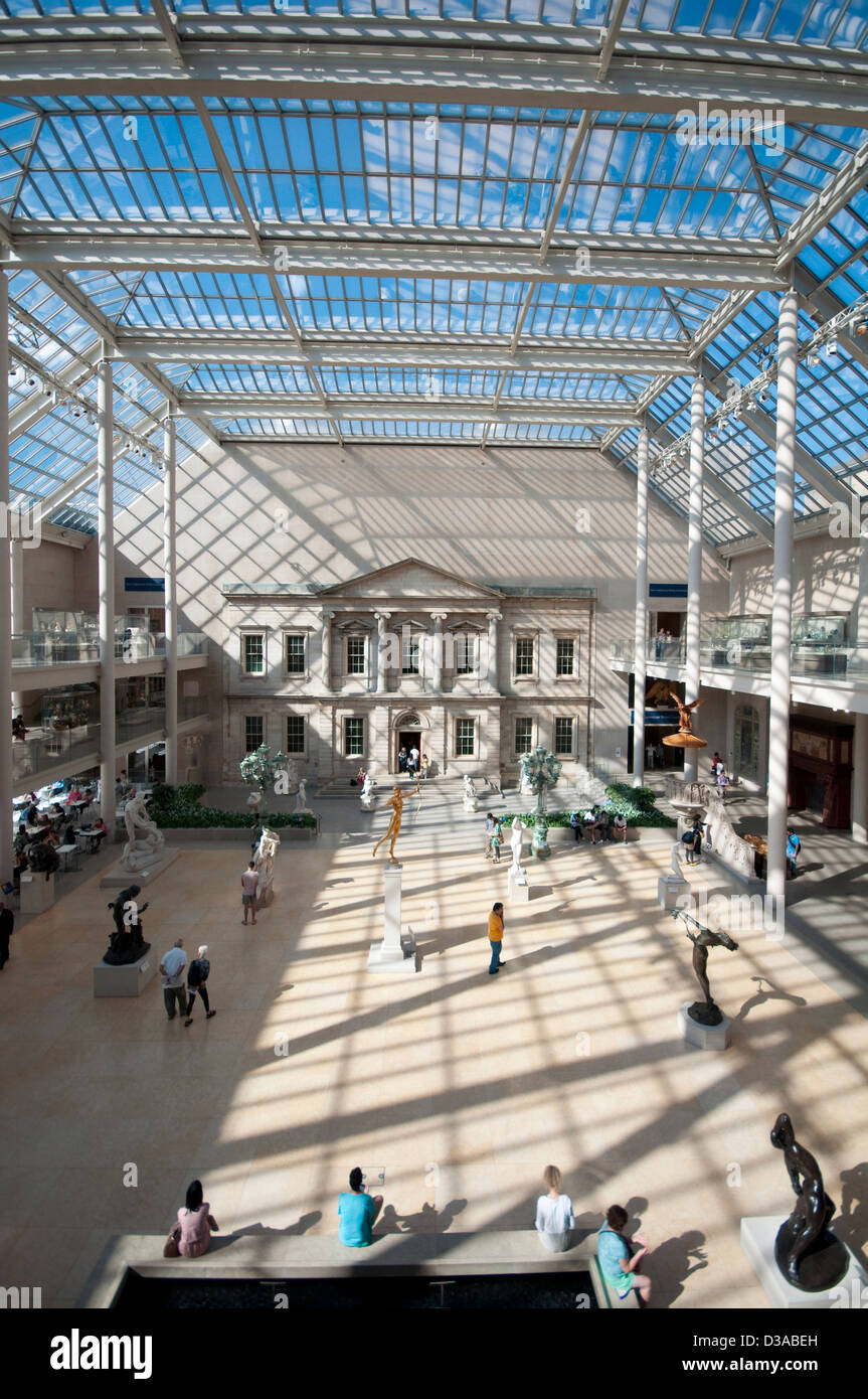 United States, New York, Manhattan, East Side, Metropolitan Museum of Art, Engelhard Court Banque D'Images