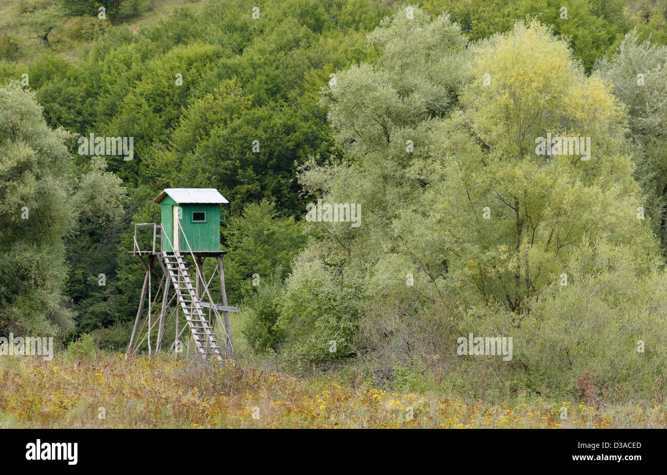 Shooting Lodge dans le centre de la Bulgarie, game reserve Kotel Banque D'Images
