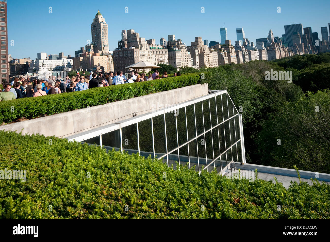 United States, New York, Manhattan, East Side, Metropolitan Museum of Art, le jardin sur le toit Banque D'Images
