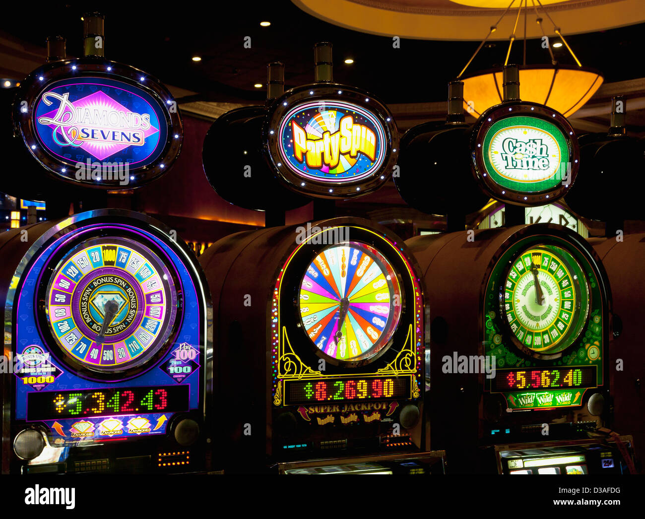 Vegas Slot Machines Banque D'Images