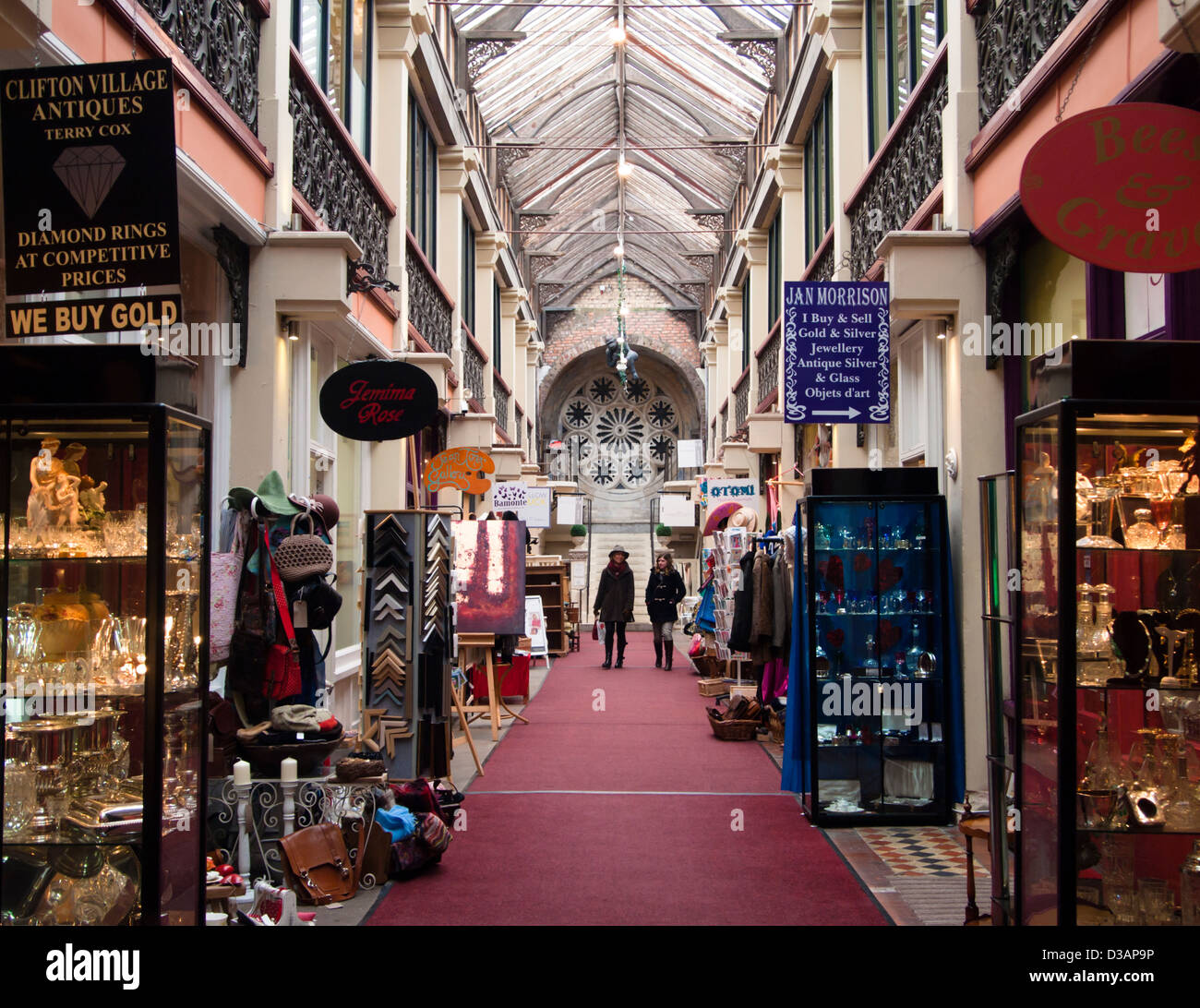 Vues autour de Clifton, un faubourg de Bristol en Angleterre. Banque D'Images