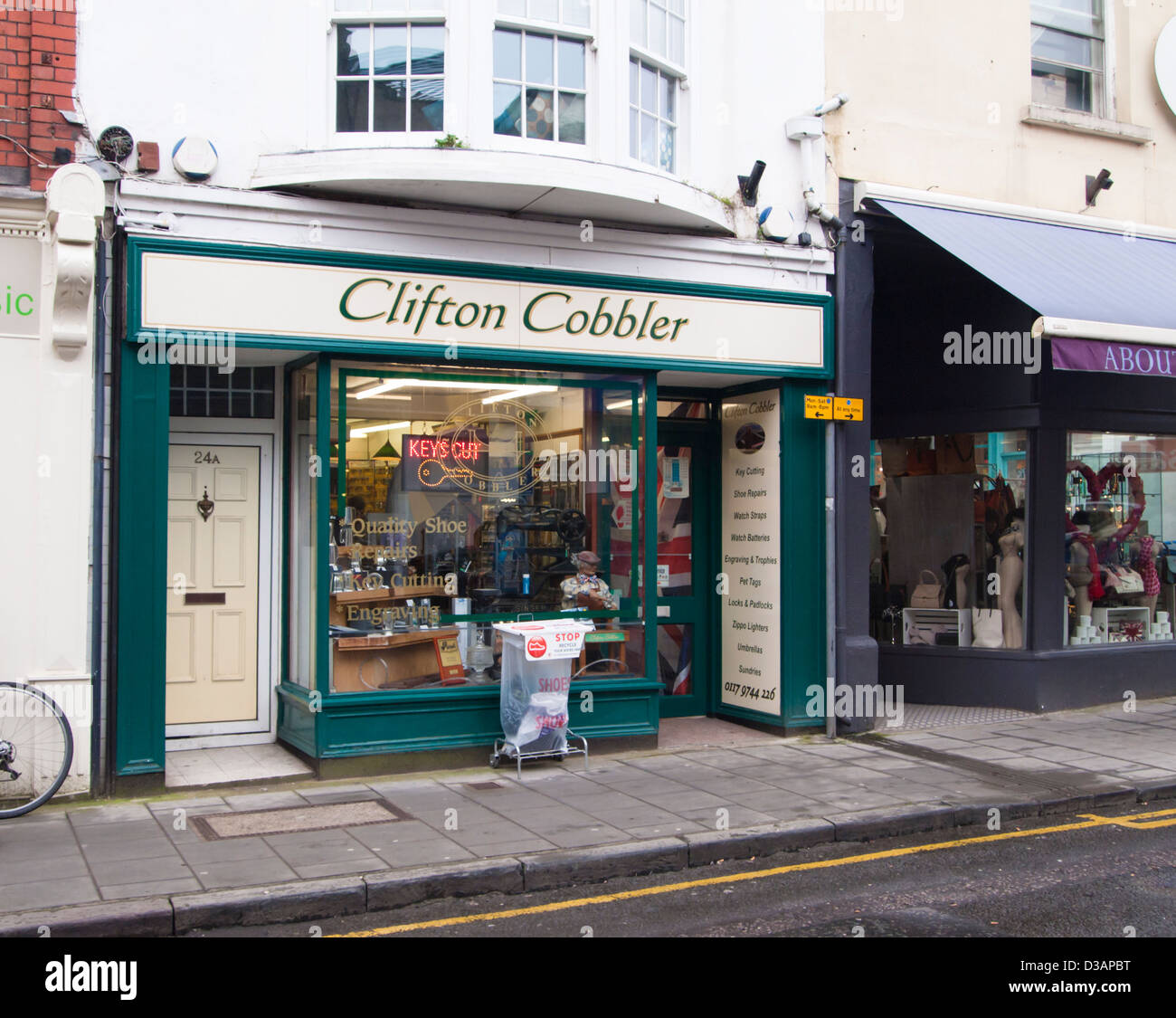 Vues autour de Clifton, un faubourg de Bristol en Angleterre. Banque D'Images