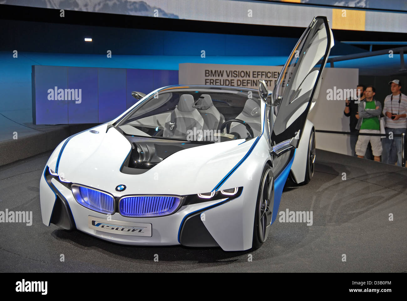 Francfort - SEP 20 : concept-car BMW Vision Efficient Dynamics le 63ème IAA (Internationale Automobil Ausstellung) le 20 septembre Banque D'Images