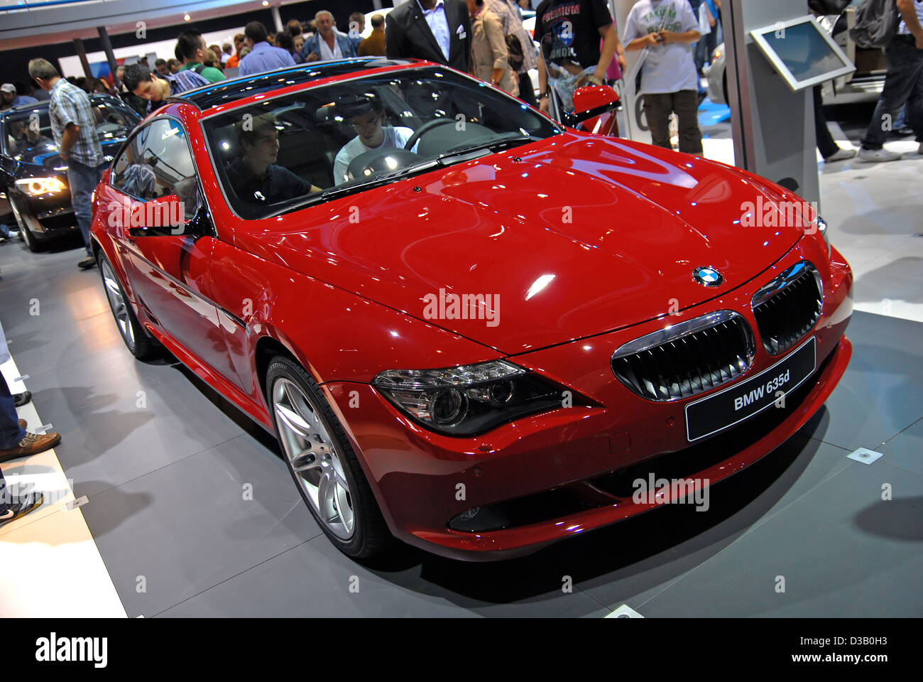 Francfort - SEP 20 : BMW 635d - Dynamique efficace sur 63ème IAA (Internationale Automobil Ausstellung) le 20 septembre Banque D'Images