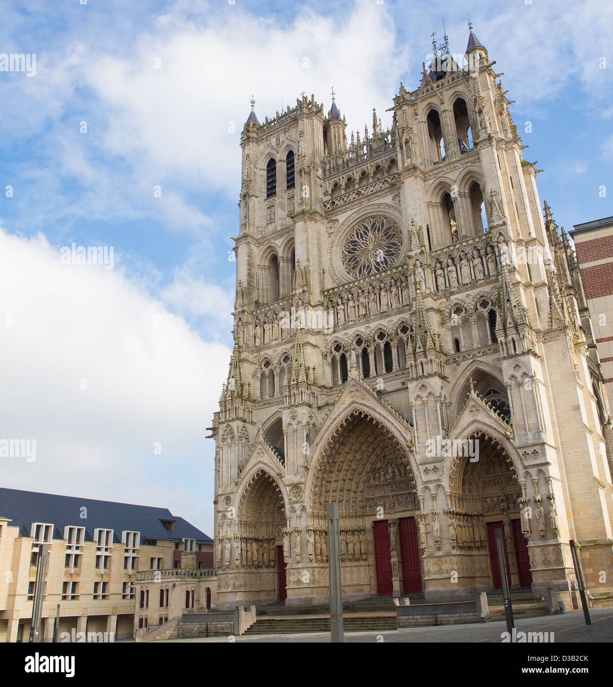 Cathédrale Notre-Dame d'Amiens (Anglais : Cathédrale Notre-Dame d'Amiens), ou simplement la cathédrale d'Amiens. Banque D'Images