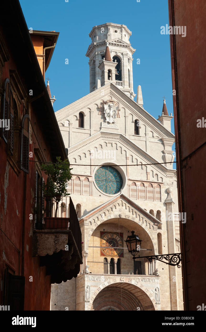 La cathédrale de Vérone. Banque D'Images