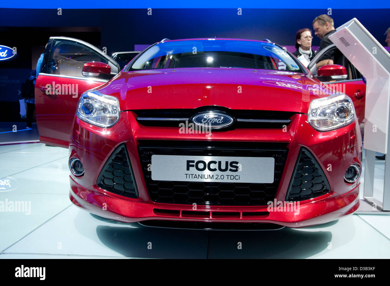 Ford Focus Titanium 2.0 TDCI présenté lors de la 64e Internationale Automobil Ausstellung (IAA) le 25 septembre 2011 à Francfort Banque D'Images