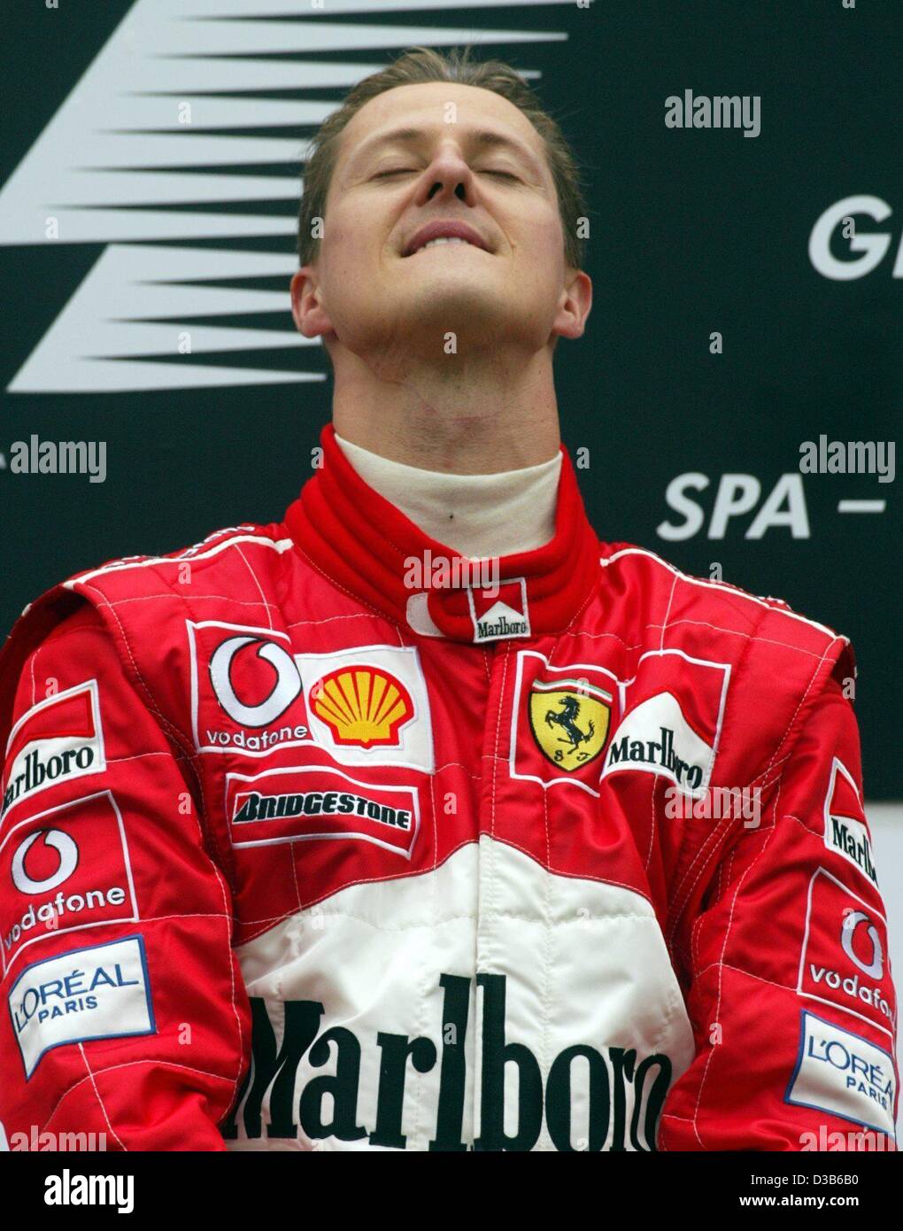 (Afp) - L'Allemand Champion du Monde de Formule 1 Michael Schumacher