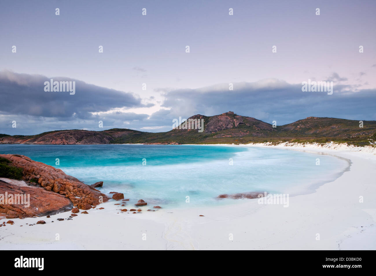 Thistle Cove Beach au crépuscule. Cape Le Grand National Park, Esperance, Western Australia, Australia Banque D'Images