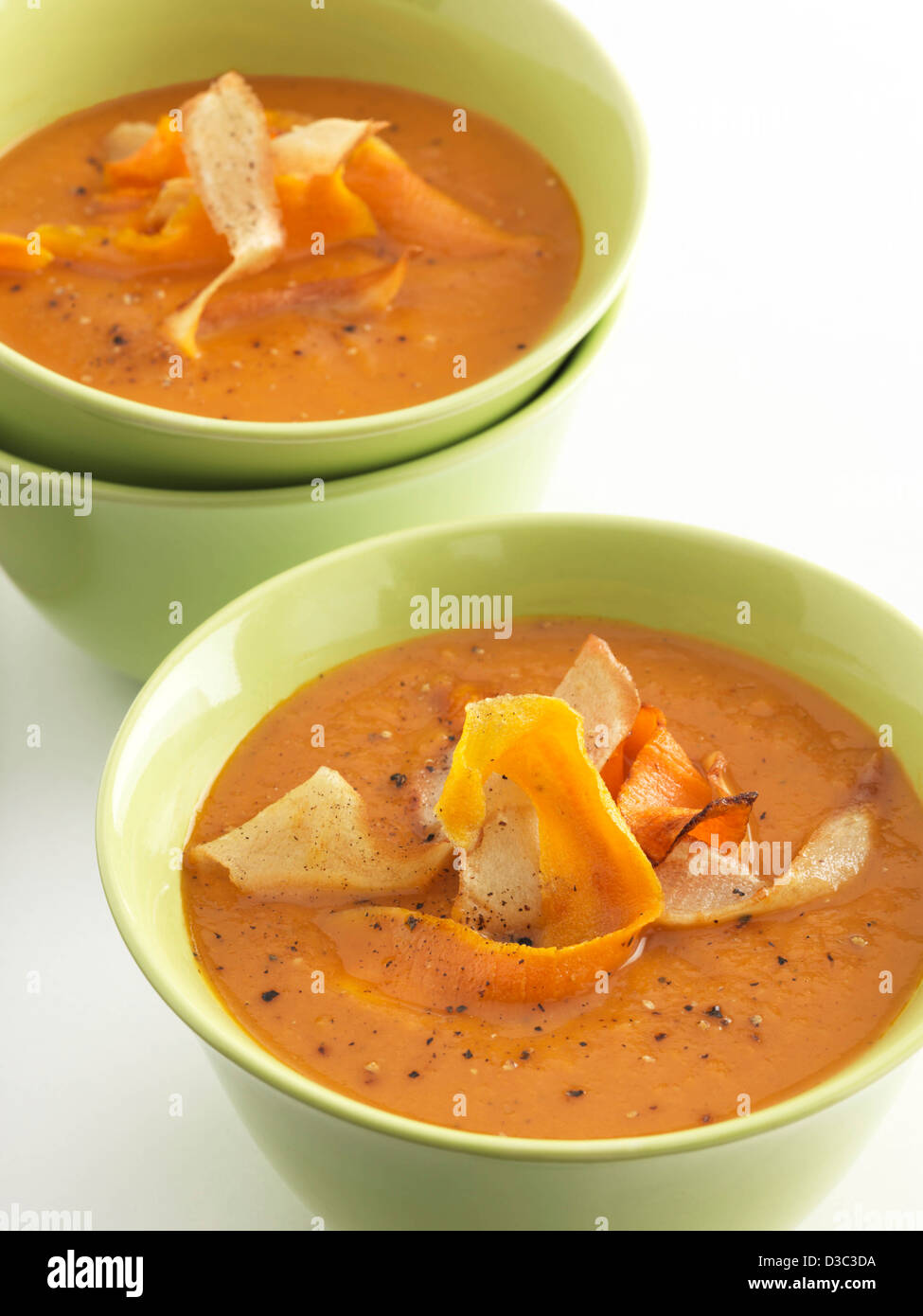 Soupe de légumes au curry Soupe Mulligatawny Banque D'Images