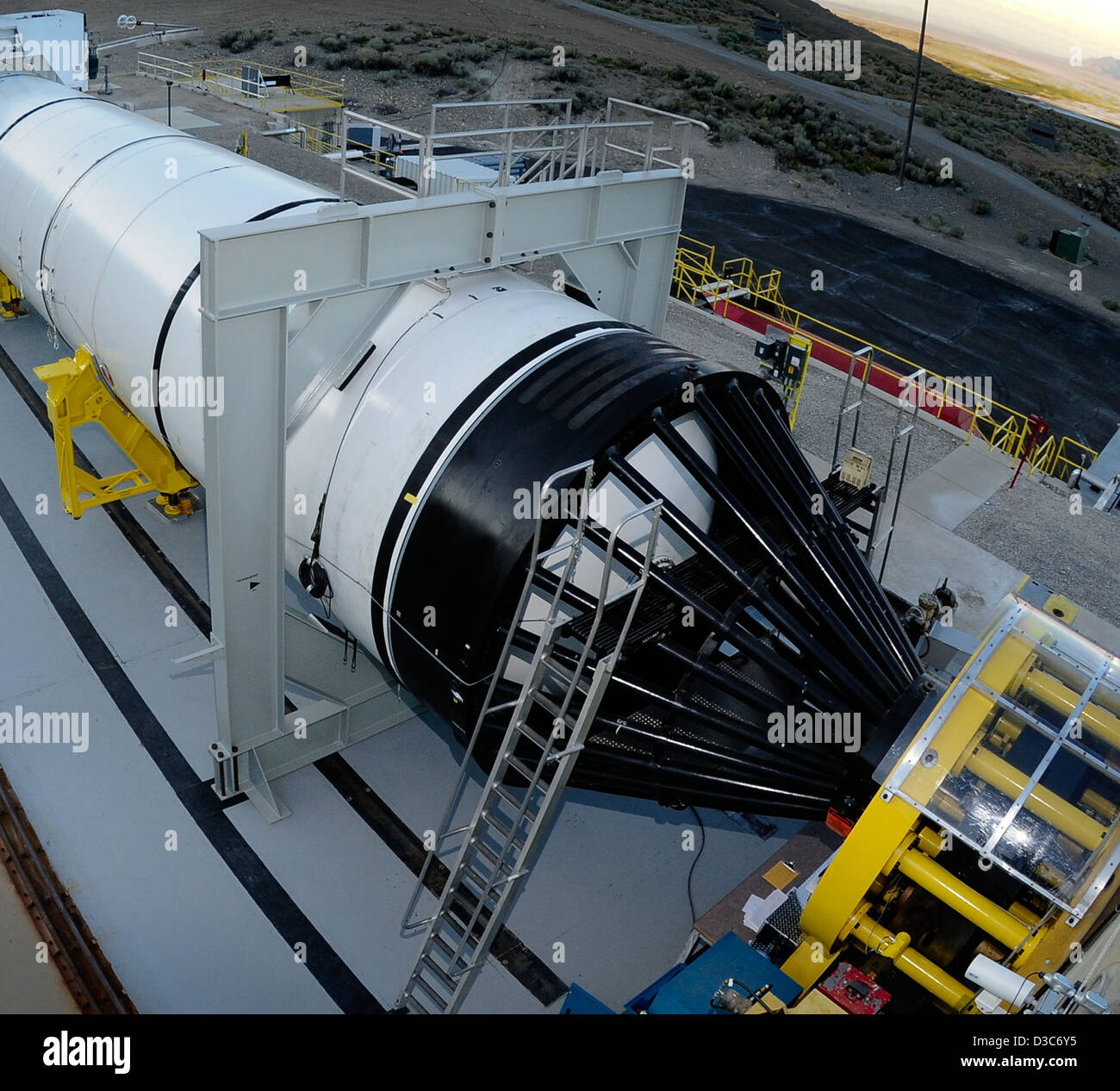 Fusée Ares I : 3,6 millions de livres de poussée ! (NASA, Ares, 8/21/09) Banque D'Images