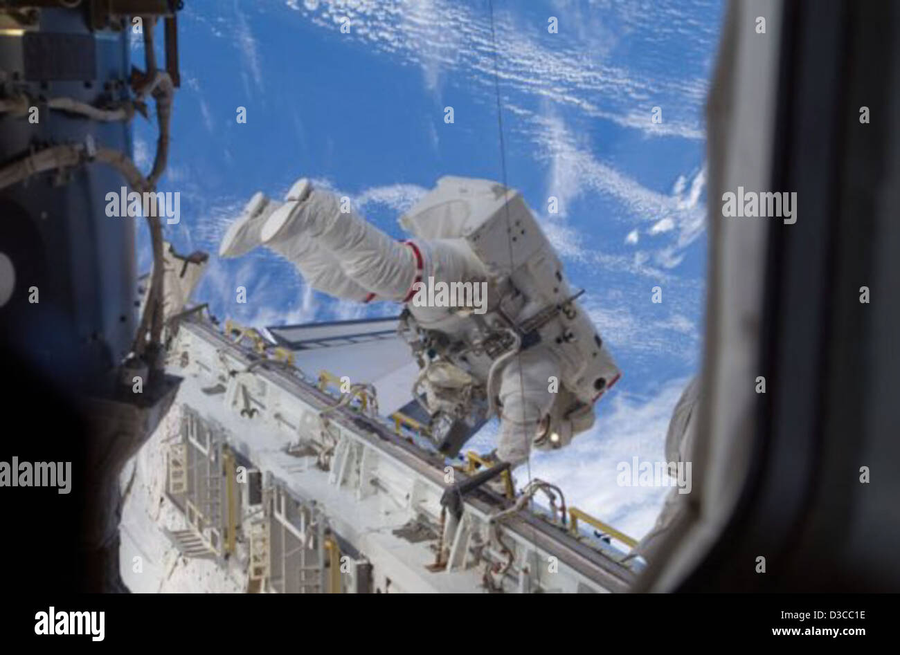 La Mission STS-128 de la navette spatiale (NASA, 09/01/09) Banque D'Images