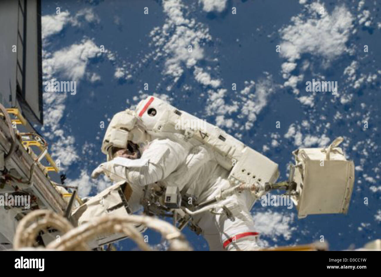 La Mission STS-128 de la navette spatiale (NASA, 09/03/09) Banque D'Images