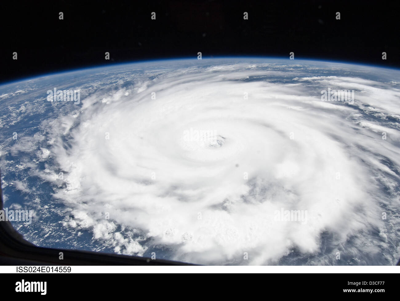 L'ouragan Igor (NASA, Station Spatiale Internationale Science, 09/14/10) Banque D'Images