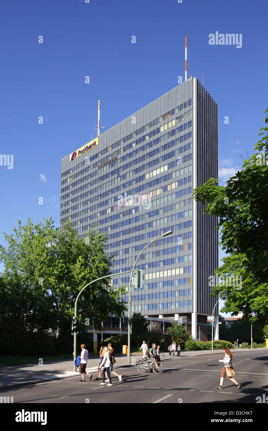 Berlin, Allemagne, le bâtiment administratif de la Deutsche Postbank AG Hallesches Ufer Banque D'Images