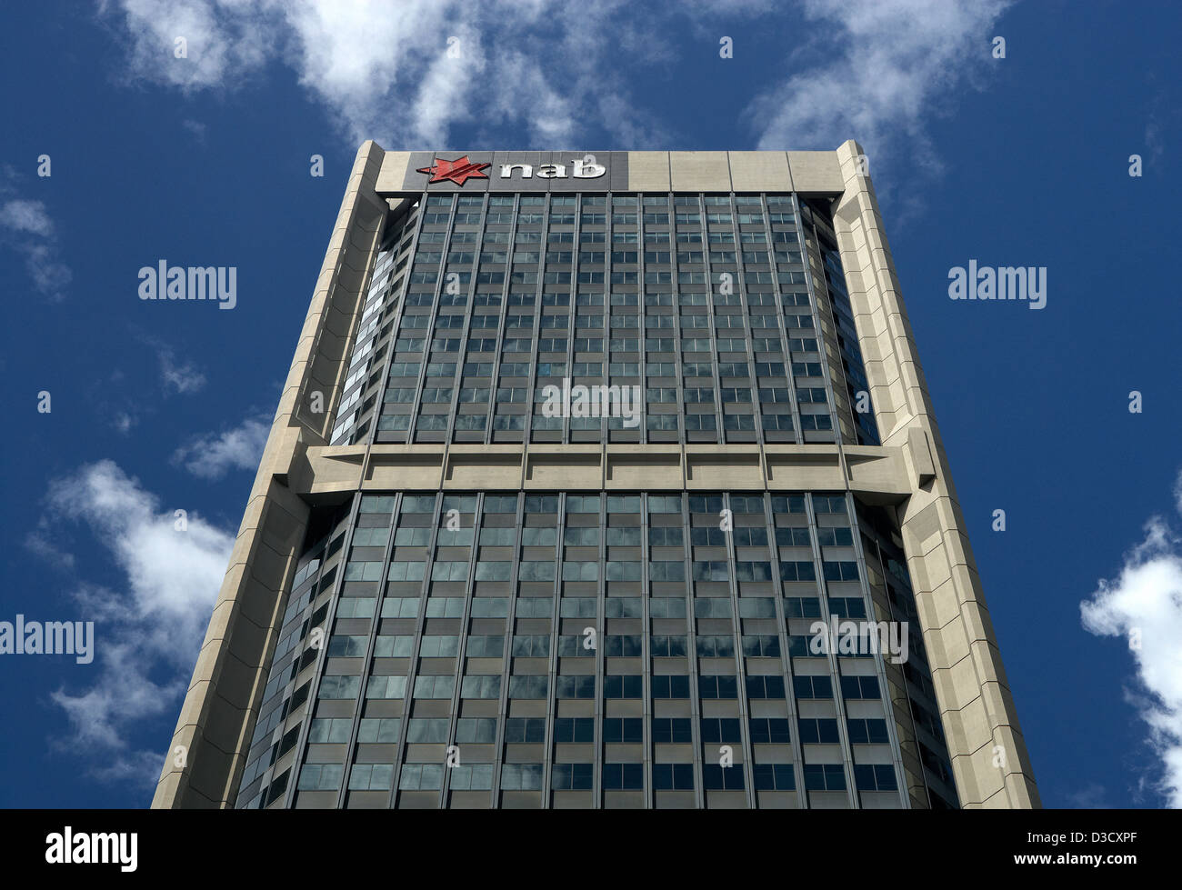 Melbourne, Australie, la National Australia Bank NAB Buerohochhaus Banque D'Images