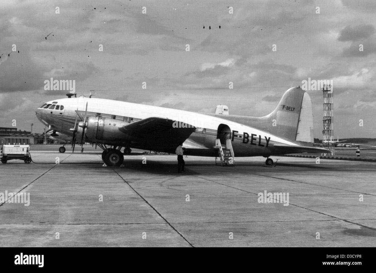 Boeing 307, F-BELY, Paya Lebur, 1967 Banque D'Images