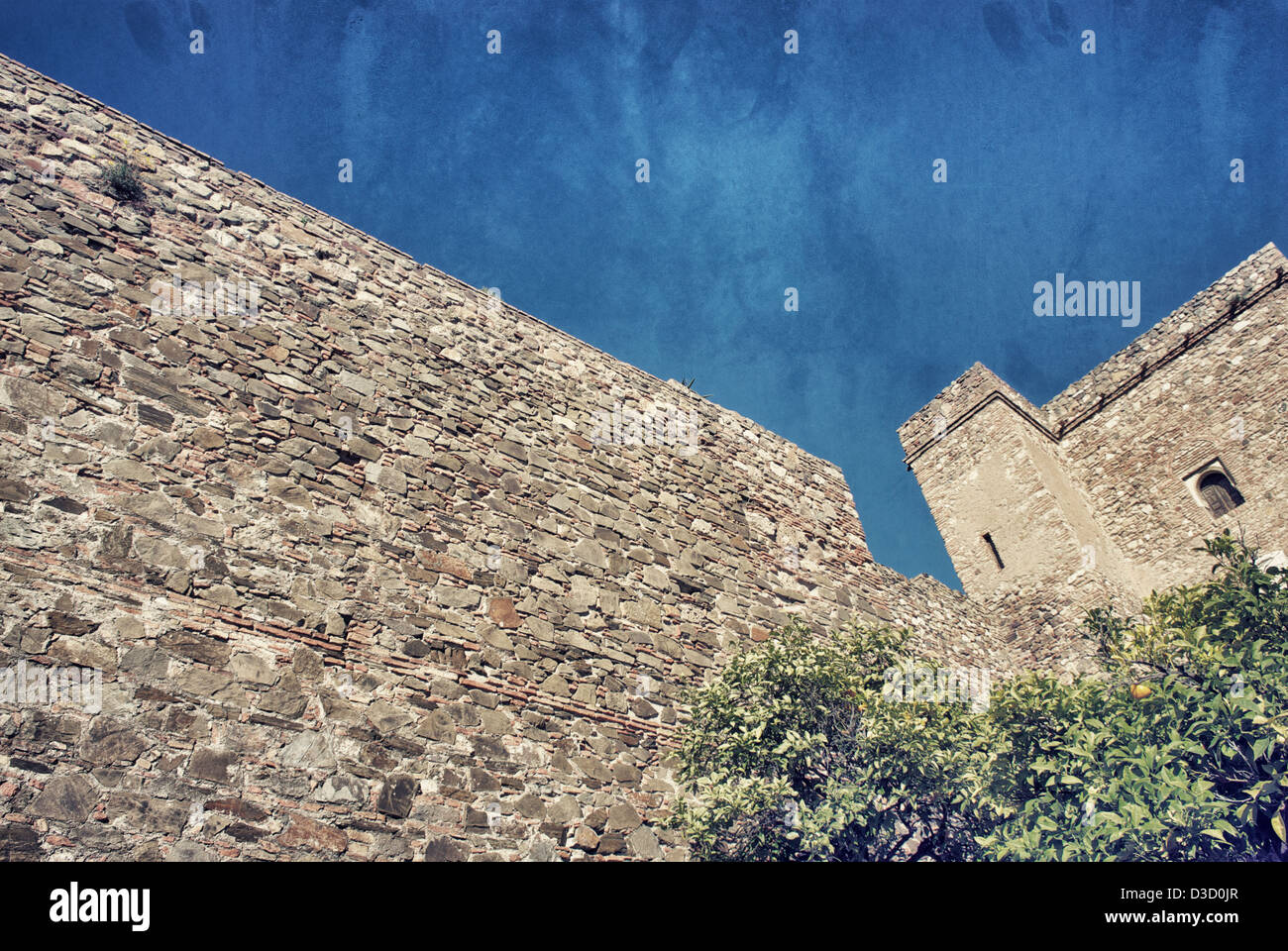 Forteresse ALCAZABA Banque D'Images
