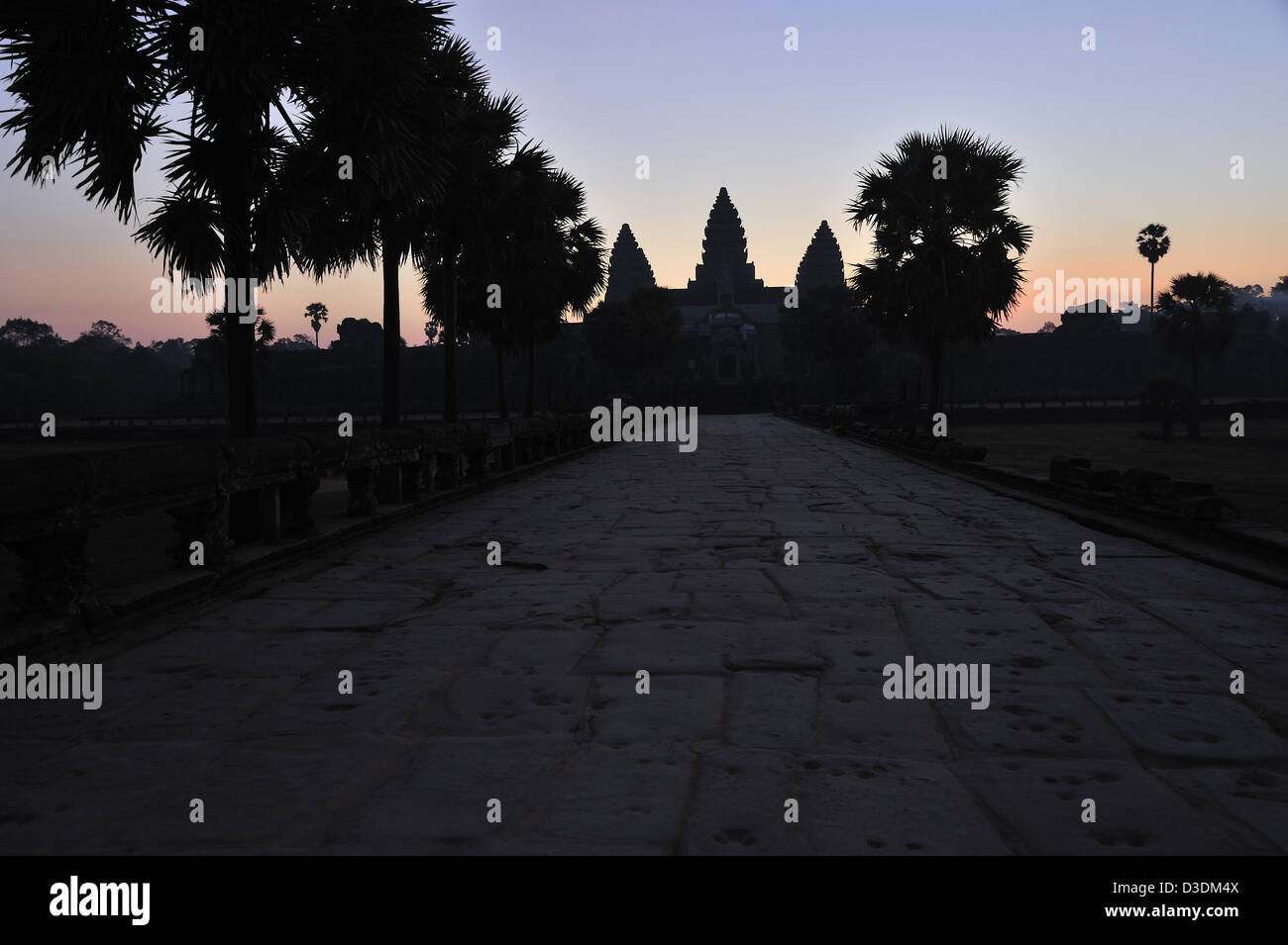 Angkor Wat lever du soleil Banque D'Images