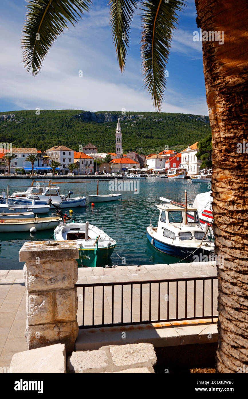 Jelsa - Island Hvar Banque D'Images