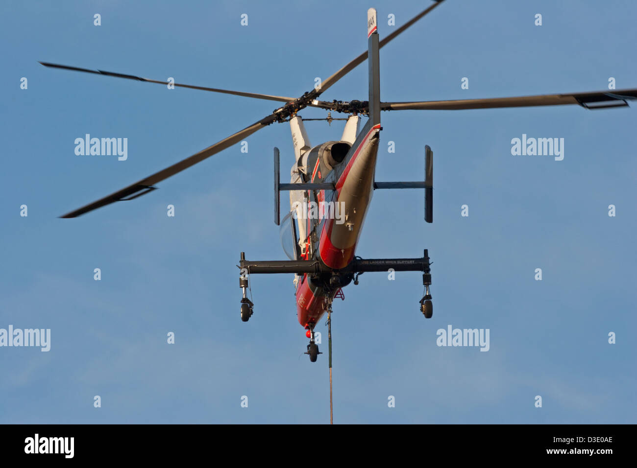 K-MAX k max helicopter longue ligne HeliQuest de travail Banque D'Images