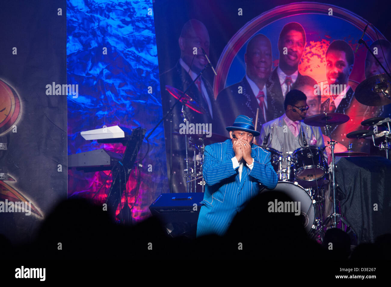 LINCOLN, CA - le 15 février : Le Zapp Band effectuer à V101's Valentines bash avec le nouveau club et les Bar-Kays à Thunder Valley Casino Resort de Lincoln, en Californie le 2 février 2013 Banque D'Images