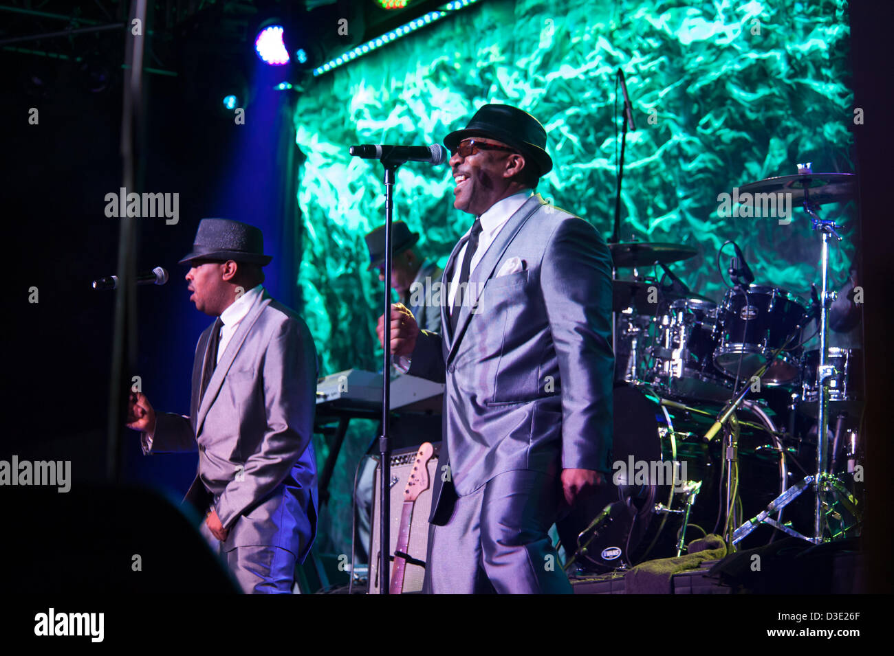 LINCOLN, CA - le 15 février : Les Bar-Kays effectuer à V101's Valentines bash avec le nouveau Club et ZAPP à Thunder Valley Casino Resort de Lincoln, en Californie le 2 février 2013 Banque D'Images