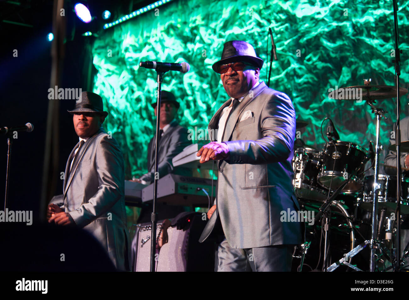 LINCOLN, CA - le 15 février : Les Bar-Kays effectuer à V101's Valentines bash avec le nouveau Club et ZAPP à Thunder Valley Casino Resort de Lincoln, en Californie le 2 février 2013 Banque D'Images