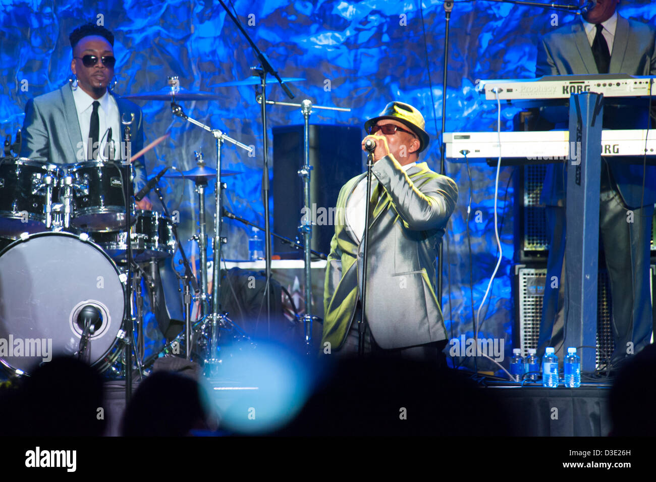 LINCOLN, CA - le 15 février : Les Bar-Kays effectuer à V101's Valentines bash avec le nouveau Club et ZAPP à Thunder Valley Casino Resort de Lincoln, en Californie le 2 février 2013 Banque D'Images