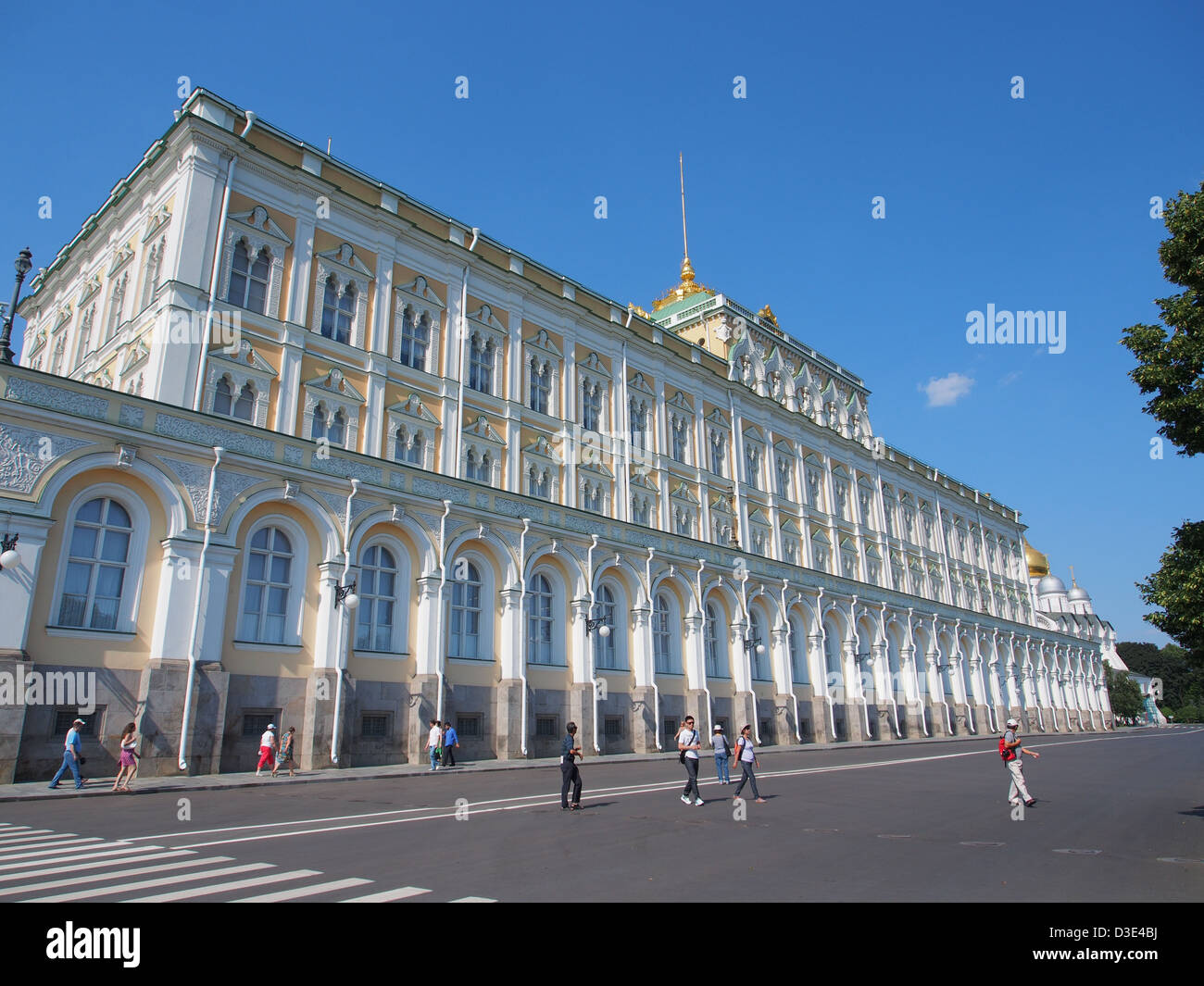 Le Grand Palais du Kremlin au Kremlin, à Moscou, Russie Banque D'Images