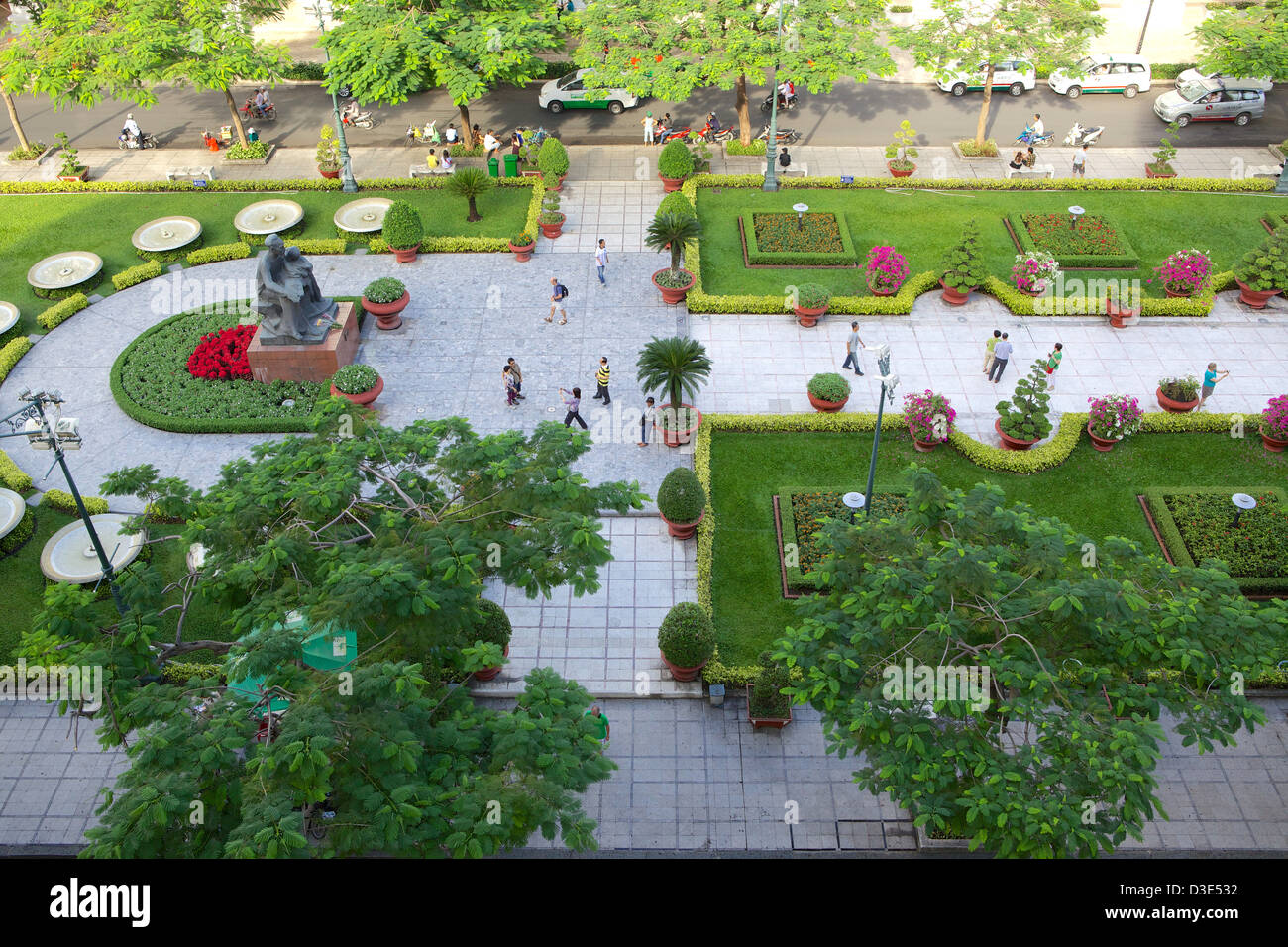 Ho Chi Minh City Square Garden , Vietnam Banque D'Images