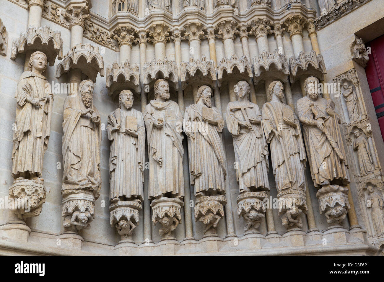 Cathédrale Notre-Dame d'Amiens Banque D'Images