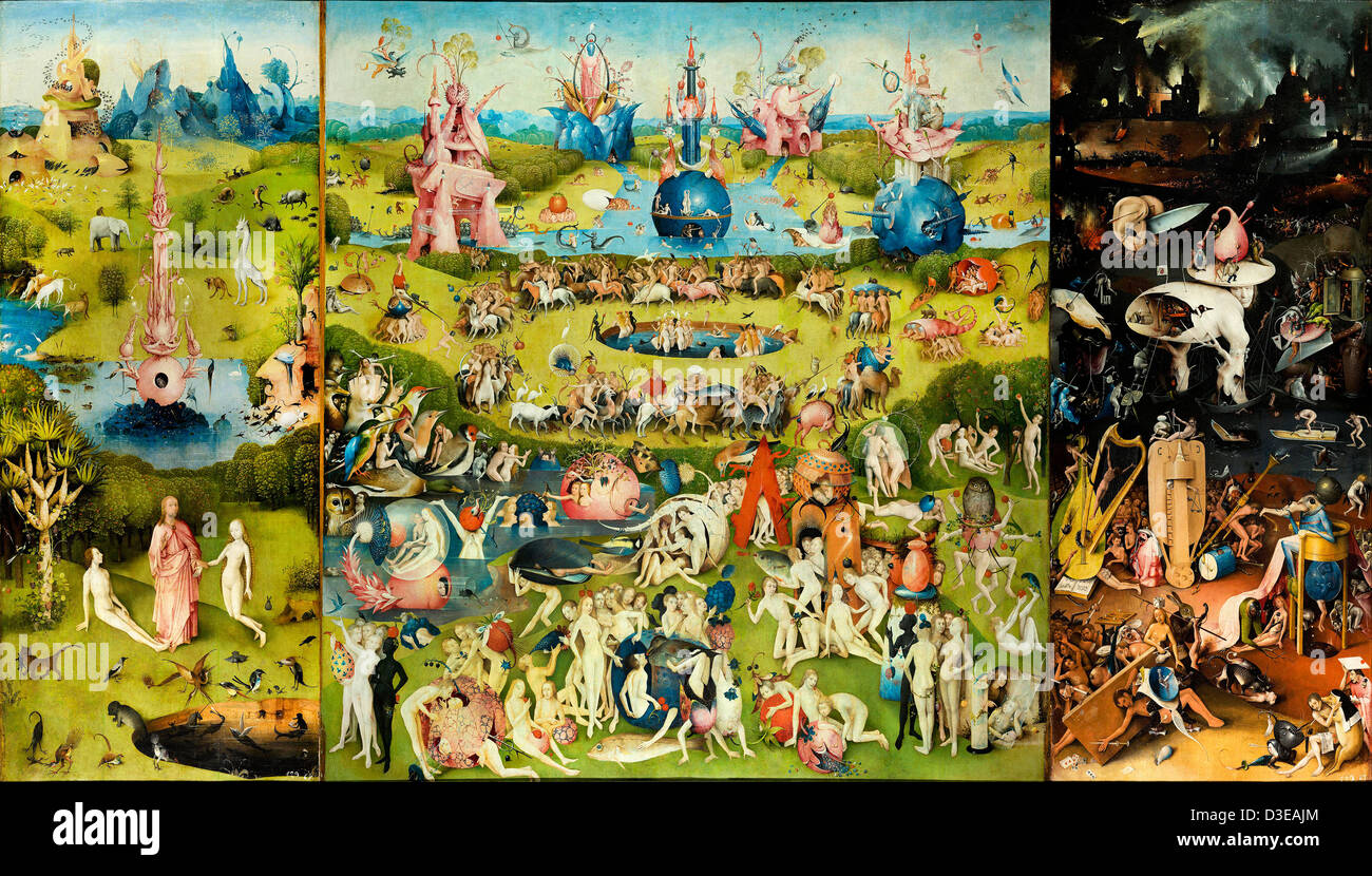 Jérôme Bosch, le Jardin des Délices 15031504 Huile sur bois. Museo del