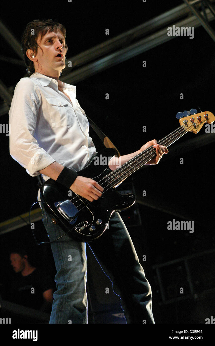 Simple Minds jouer à Ashton Court Festival, Bristol Banque D'Images