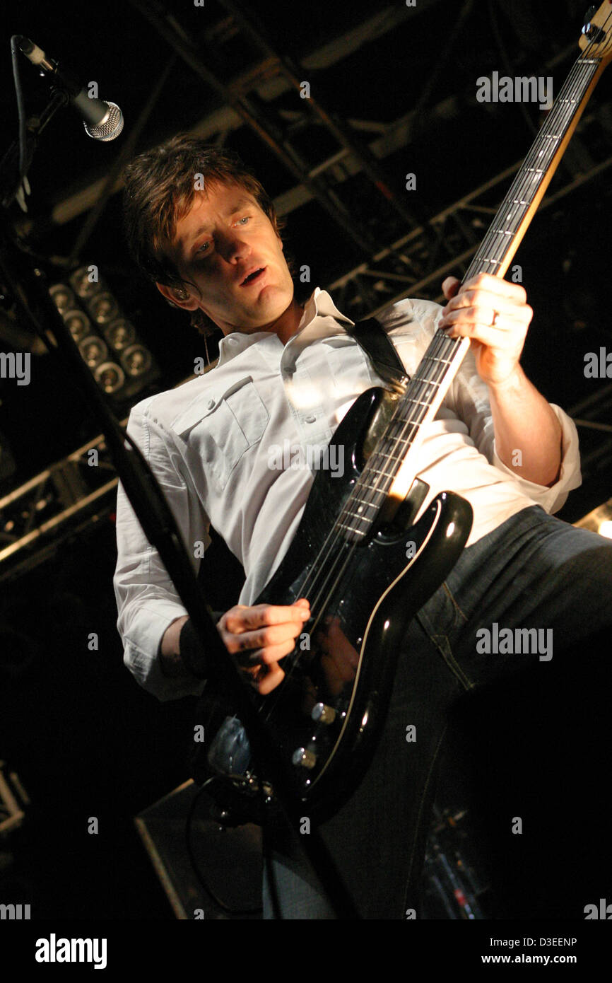 Simple Minds jouer à Ashton Court Festival, Bristol Banque D'Images